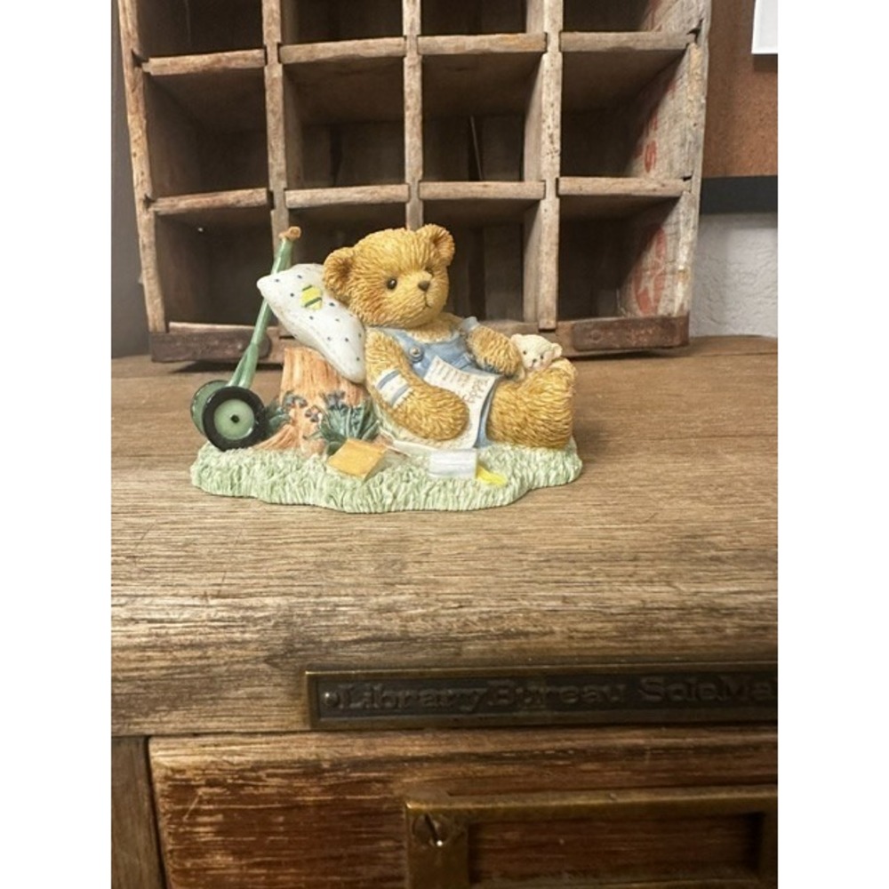 Cherished Teddies Dad You're The Hardest Workin' Man I know Figurine 110258 2003